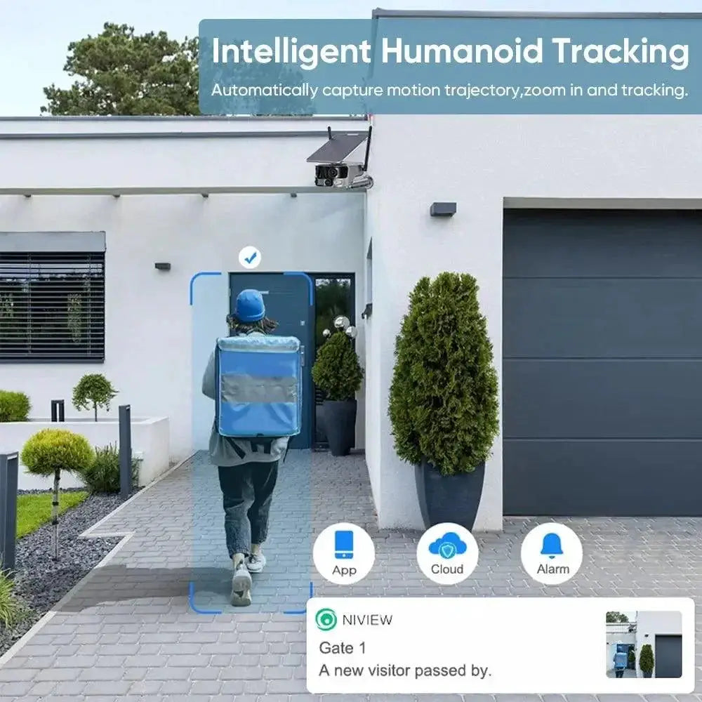Solar Security Camera 4K Crystal Clear Surveillance Solution