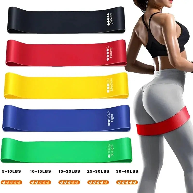 7 Piece TPE Resistance Bands Set For Strength Training