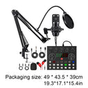 Podcast Equipment Bundle with BM800 Microphone and V8 Sound Card