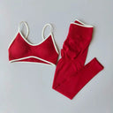Seamless 2Pcs Legging Sets High Waist Breathable