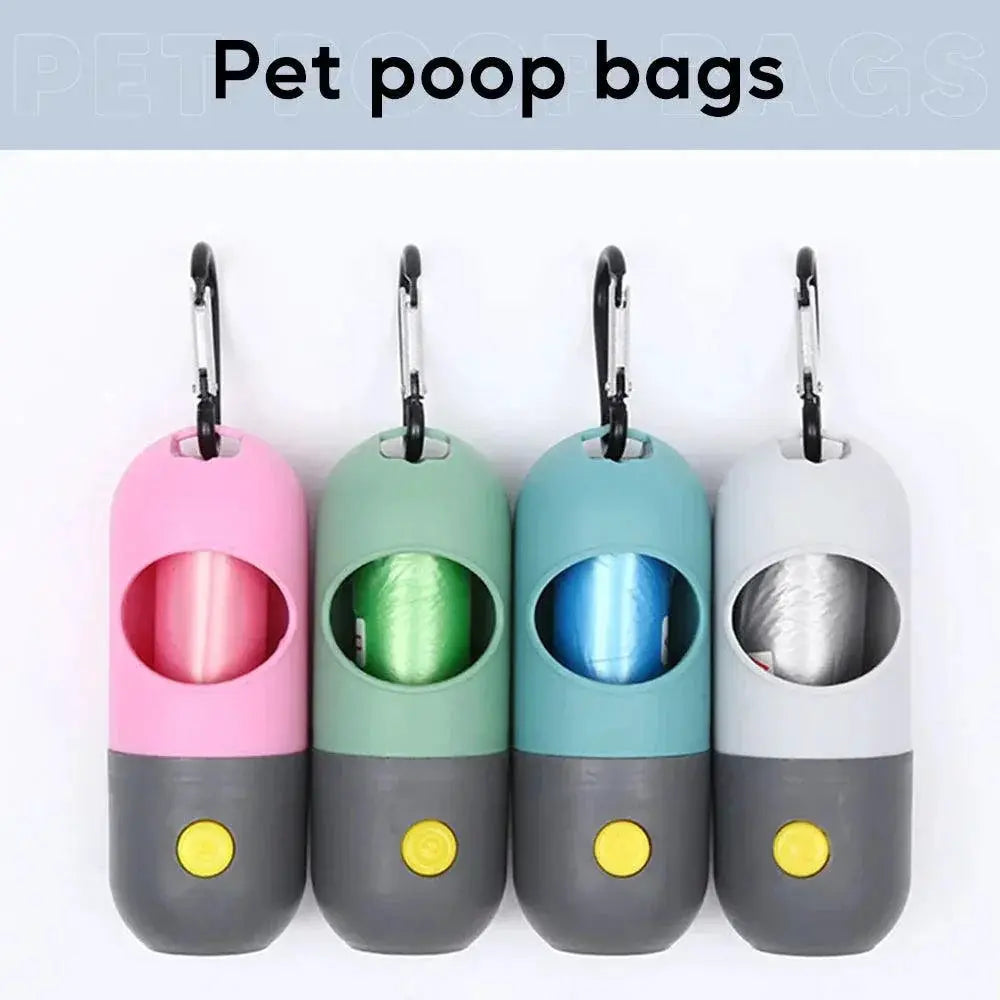 LED Light Pet Waste Bag Dispenser Eco Friendly Solution
