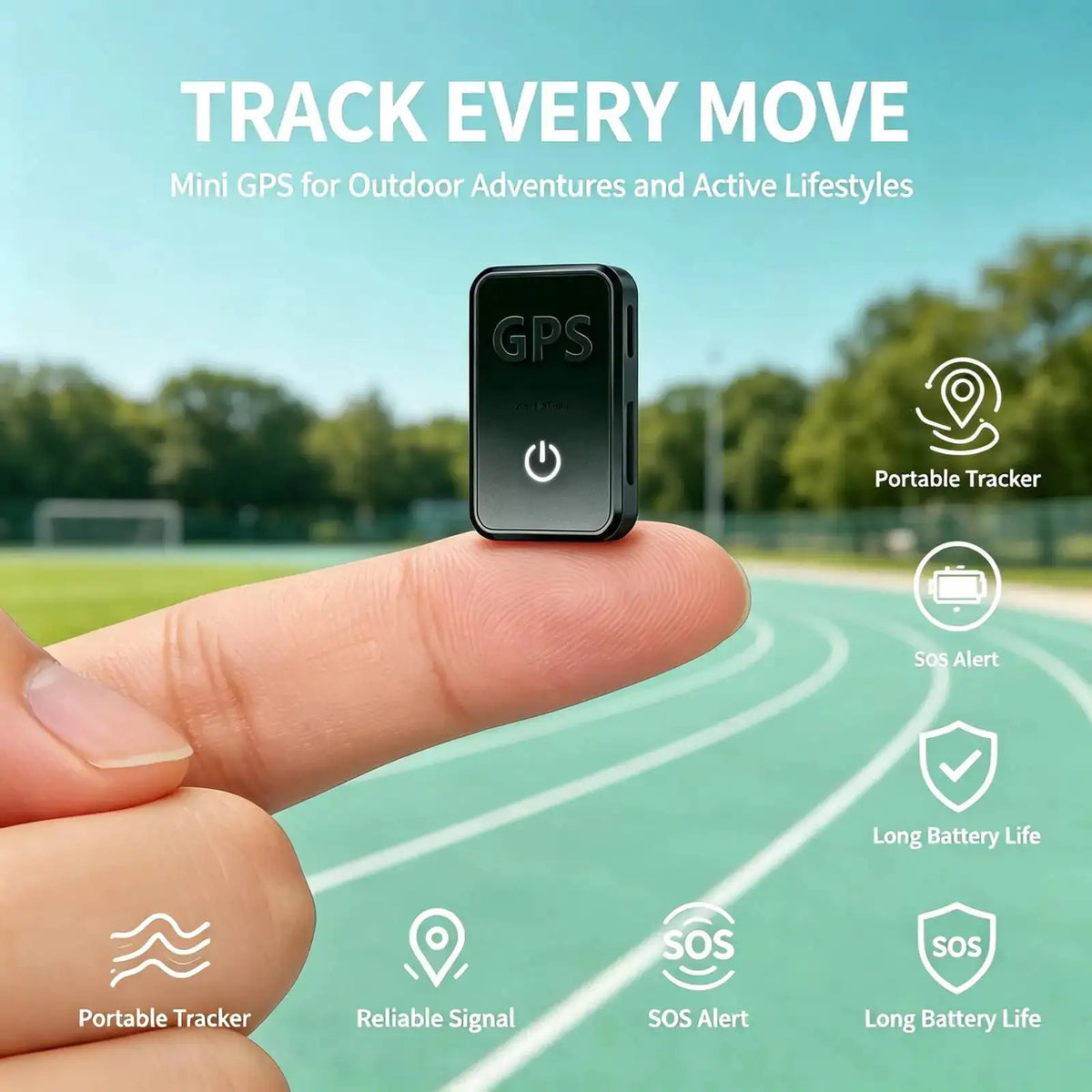 Mini GPS Tracker, Hidden ‑Time GPS Locator Y9 Standby — product view 1