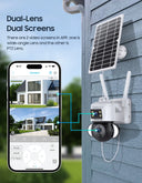 SHIWOJIA 6MP 4G SIM Card Solar Camera Outdoor Security