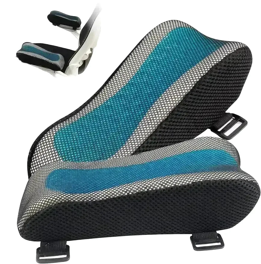 Ergonomic Armrest Pads for Office Chairs — Cooling Gel