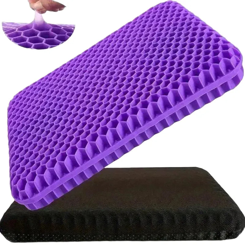 Large Honeycomb Gel Seat Cushion Pain Relief Ergonomic