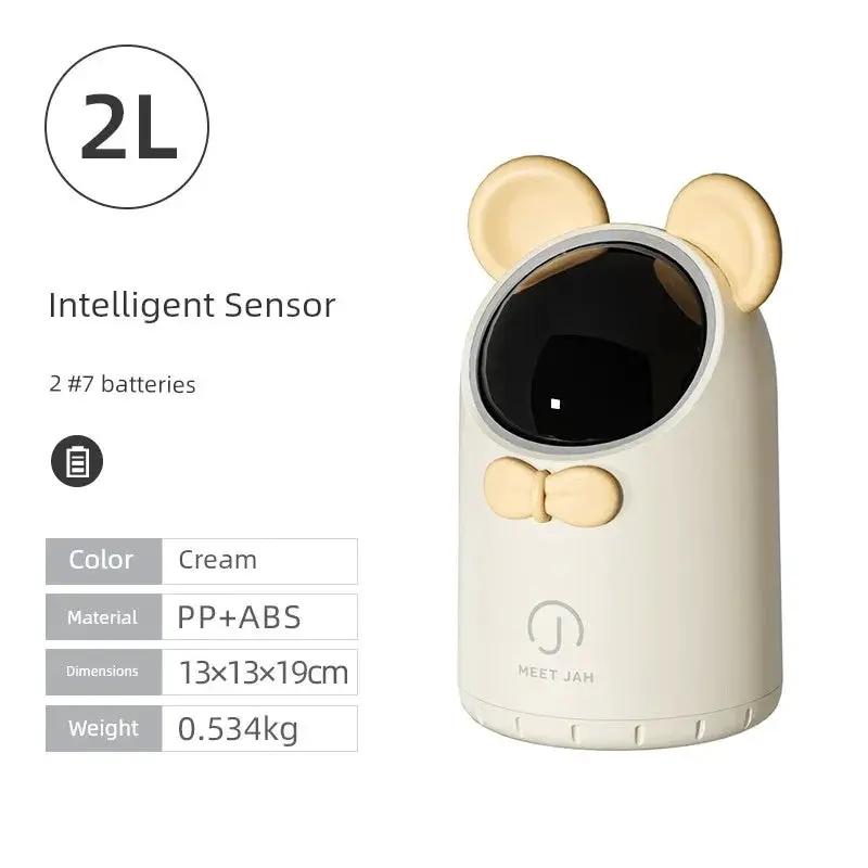Smart Sensor Desktop Trash Bin Mini Barrel Luxury Hands Free