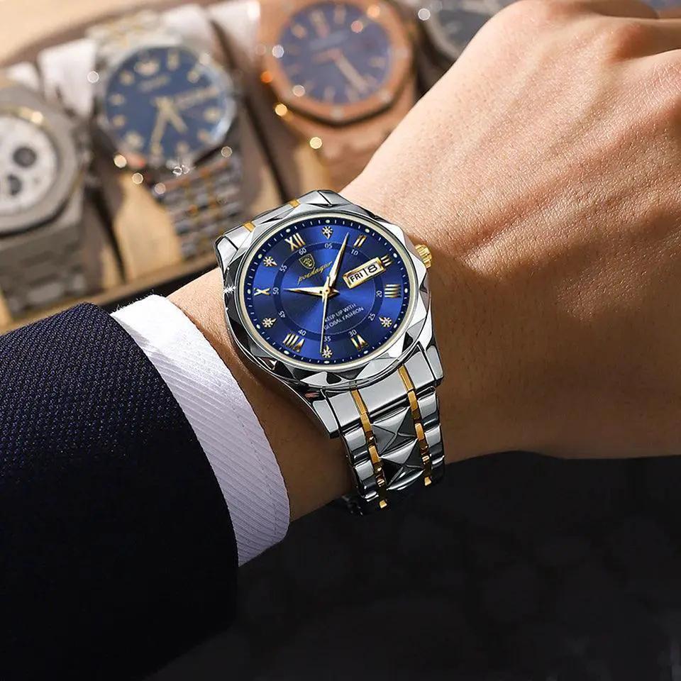 Men's Luxury Stainless Steel Quartz Watch Design For Men