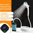 Smart Camping Shower with Temp Display