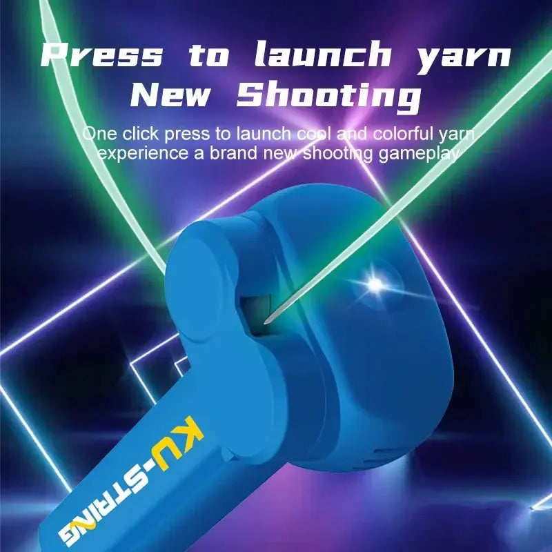 Glow In The Dark String Rope Launcher Stress Relief Toy