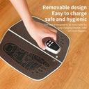 JYouCare Portable EMS Foot Massager pad Acupoint Massage Improve Blood Circulation USB charge fatigue relief Muscle Stimulation