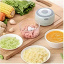 250ML Electric Garlic Grinder Wireless Portable Baby Food Processor
