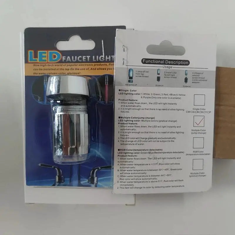 LED Color Changing Faucet Aerator Eco Friendly Water Saver