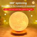Moon Lamp: Levitating 3D Night Light with Remote Colors