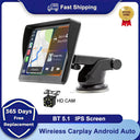 7 Inch IPS Wireless CarPlay Android Auto Car Stereo With Reversing Camera