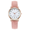 Fashion Leather Belt Watch Stylish Ladies Quartz Timepiece