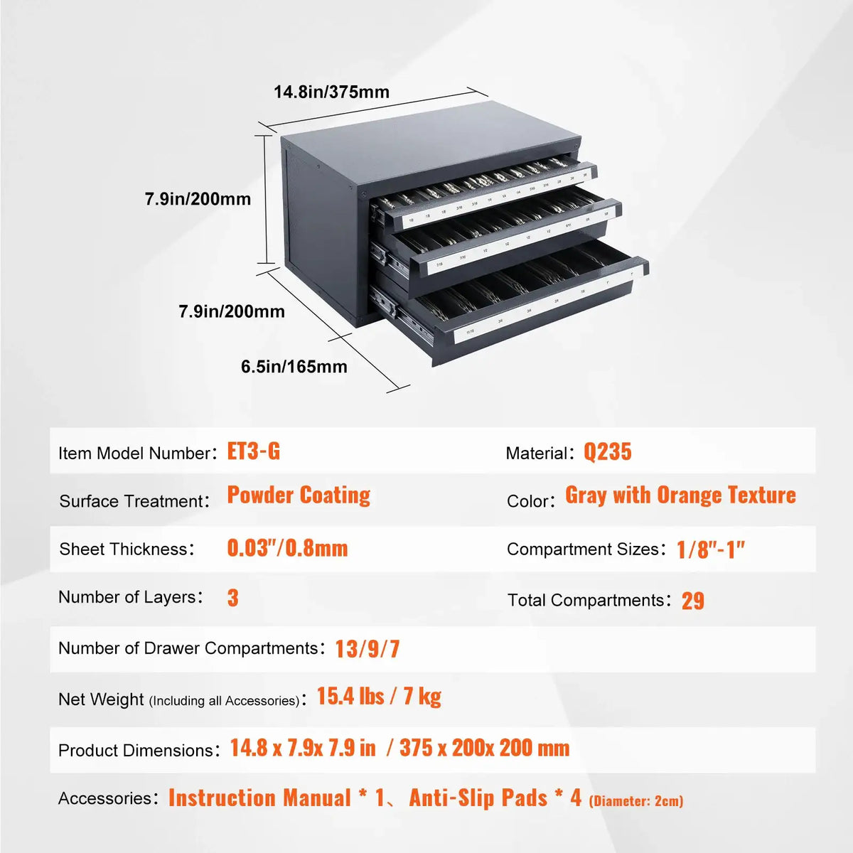 Steel Drill Bit Dispenser Cabinet — product view 7