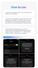Wireless CarPlay Adapter for Wired Cars