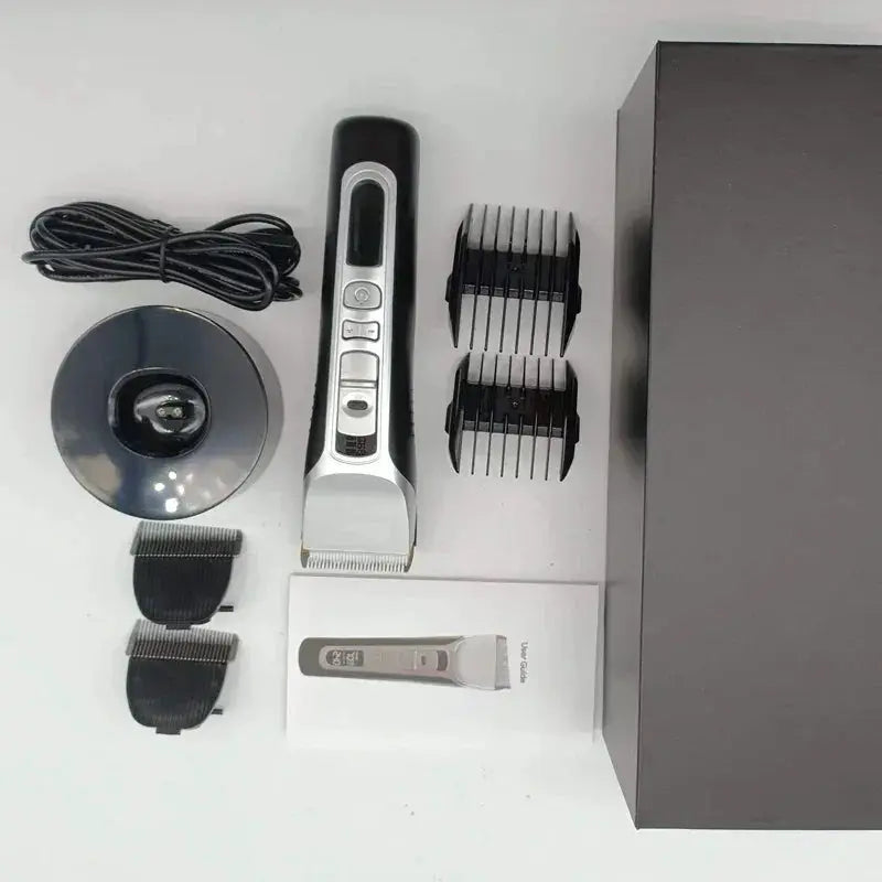 Hair Clipper USB Rechargeable Trimmer With Titanium Blade