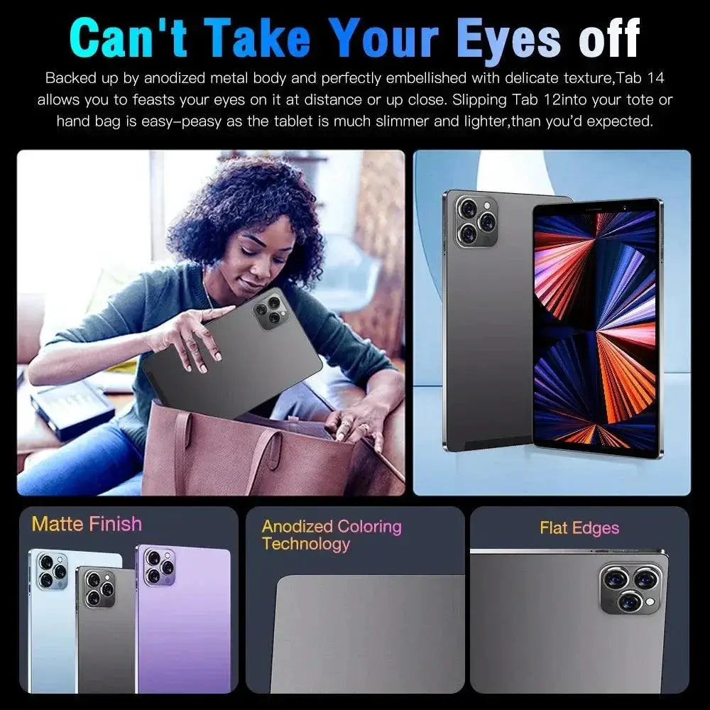 Global Version 8 Inch Android 12 Tablet PC With 12GB RAM