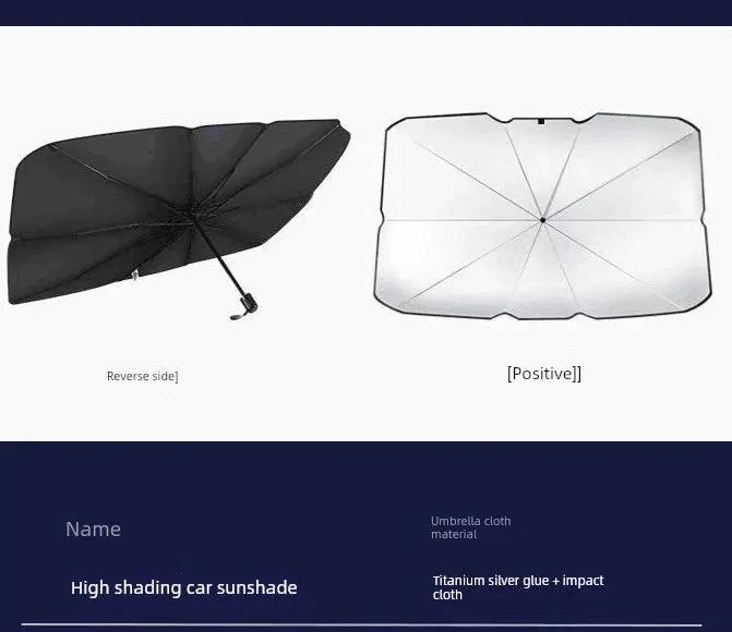 Thickened Foldable Umbrella Car Sunshade Heat Insulation