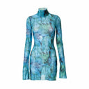 Sleek Women Bodycon Dress for Night Out
