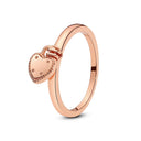 Sterling Silver Ring Love Heart