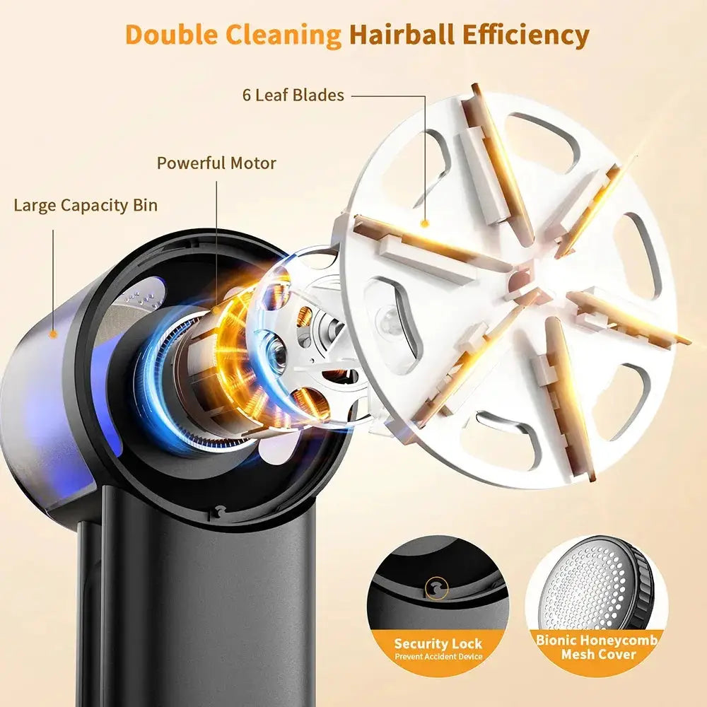 ColdSky Rechargeable Fabric Shaver Lint Remover With Display