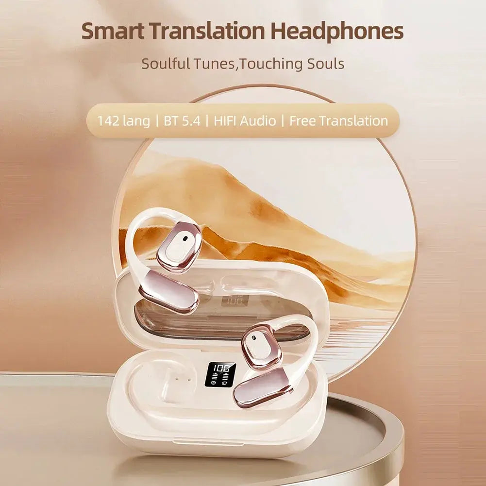Translator Earbuds Real Time Voice Translator 142 Languages