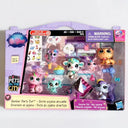 Vintage Pet Figurines Set Featuring Monkey Rabbit Cat Kitten