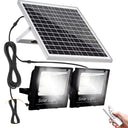 Dual Head Solar LED Garden Wall Light