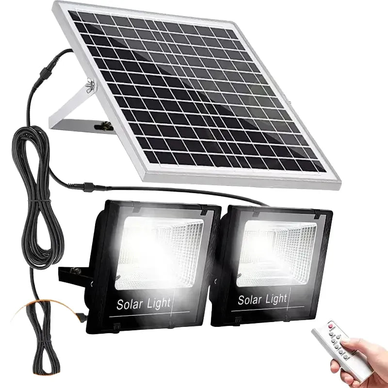 Dual Head Solar LED Garden Wall Light — product view 1