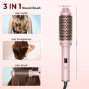 1.5 Inch Heated Curling Brush Ceramic Curling Iron Hot Brush
