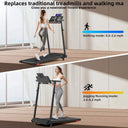 Under Desk Portable Treadmill With Heart Rate Monitor Home Gym