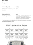 Leak-Free O-Ring Kit for Faucet Hoses