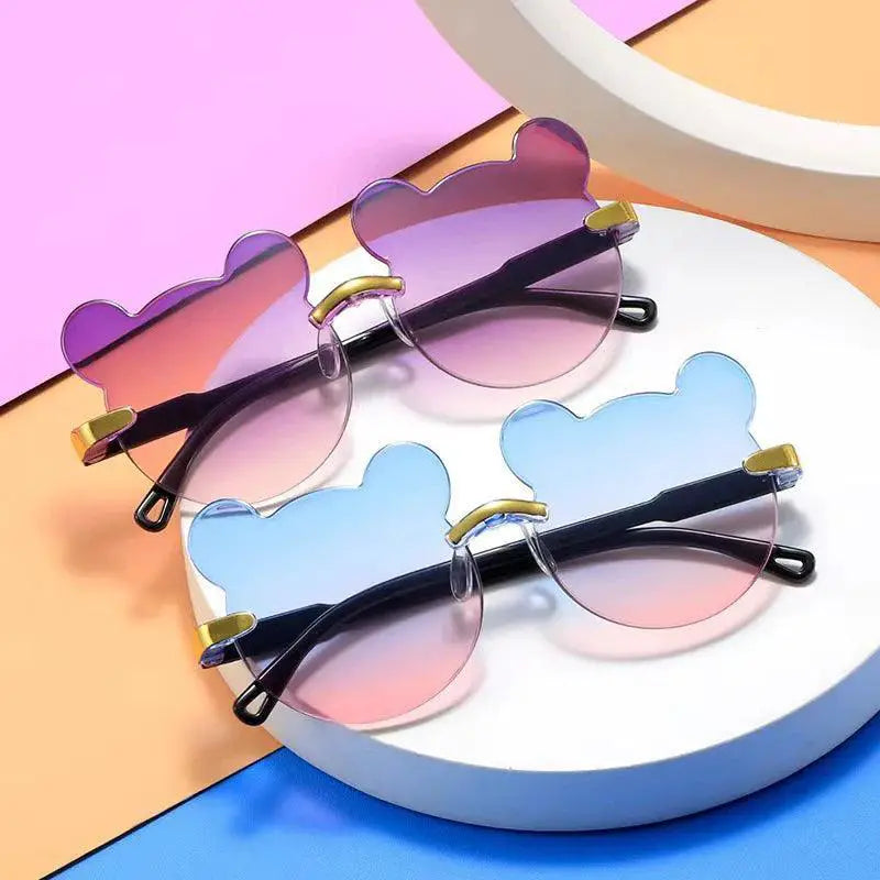 Bear Shaped UV400 Kids Sunglasses For Outdoor Fun Gear