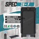 Compact Indoor Flat Treadmill For Home Use Quiet Shock Absorption