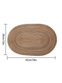Smart Non-Slip Oval Table Mats for Home