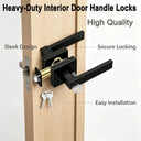 Bedroom Door Locks - Sturdy Copper Handle Set