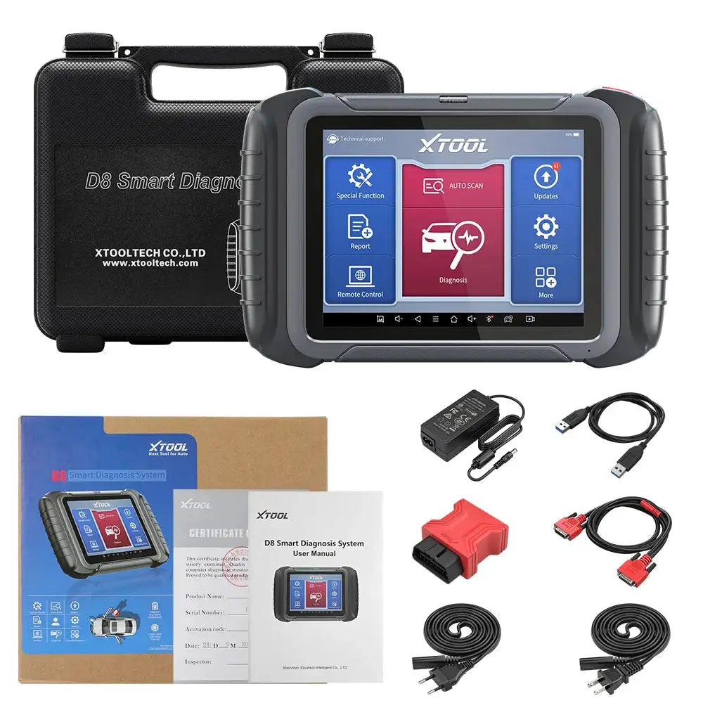 XTOOL D8 Auto OBD2 Scanner Bidirectional All System Diagnostic ECU Coding Topology Map with 36+ Resets CANFD 3 Years Free Update