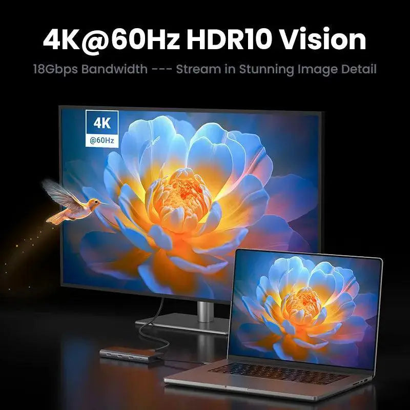 UGREEN 9 In 1 USB C Hub With 4K HDMI And Fast Charging