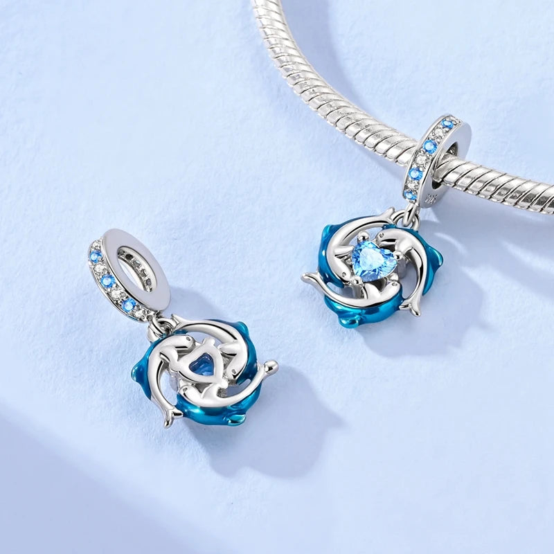 Sterling Silver Charm Beads Mask