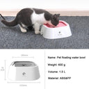 Slow Water Intake Pet Bowl: Mess-Free Hydration Solution