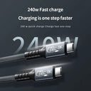 UGOURD USB4 Cable 40Gbps 240W Thunderbolt 4 Type C Fast Charging Cable Thunderbolt3 USB C to C Data Transfer Cable For EGPU