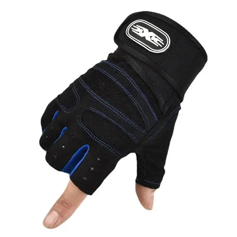 Fitness Half Finger Gloves For Men And Women Wrist Guard Set