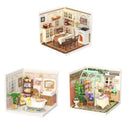 Robotime DIY Miniature Dollhouse Kit With Led