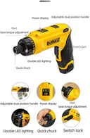 DCF680 Cordless Electric Screwdriver Compact Tool Ideal For DIY