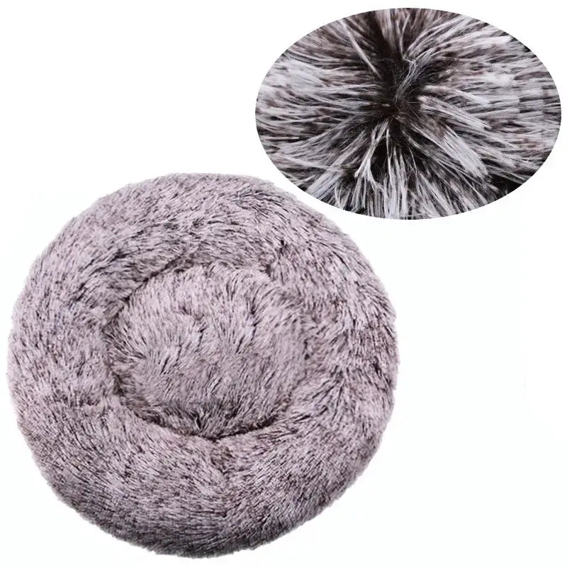 Round Pet Bed for Large Dogs and Cats Winter Comfort