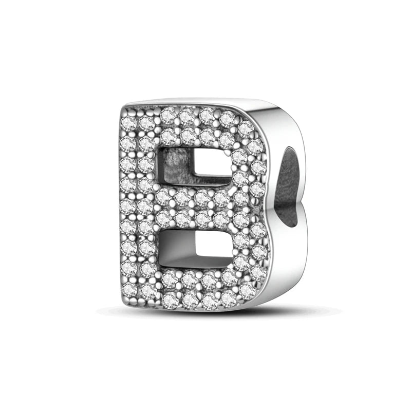 A-z Alphabet Letter Charm Bead