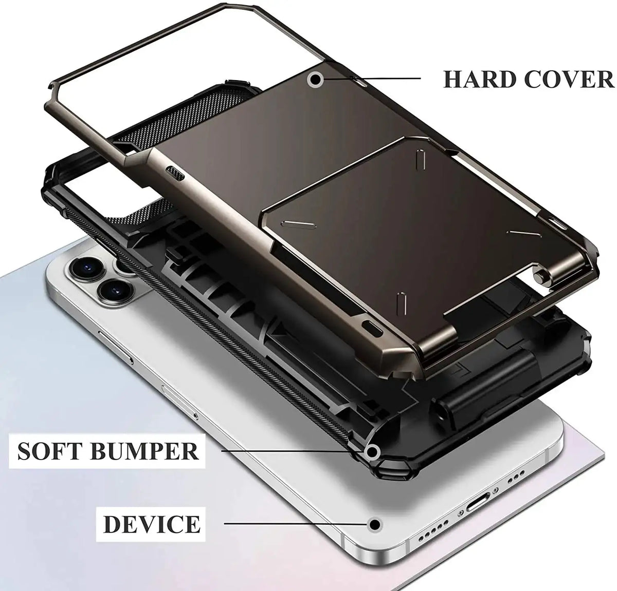 Card Slots Wallet Case For iPhone Pro Max Mini Plus — product view 4