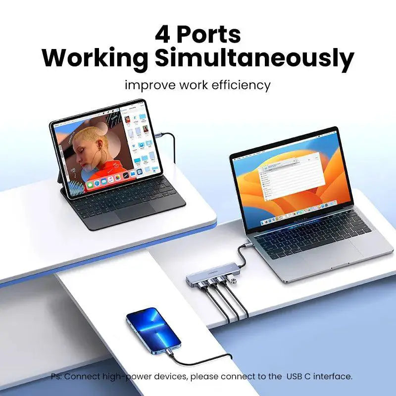 USB C Hub for MacBook Pro High Speed Data Transfer PD